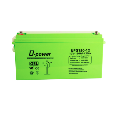 Masterbattery Batterie Gel U-Power 12V, 150 Ah 12M