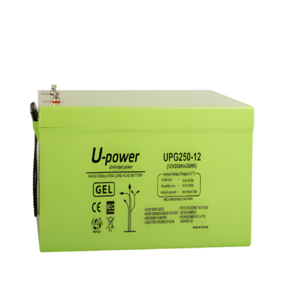 Masterbattery Batterie Gel U-Power 12V, 250 Ah 12M