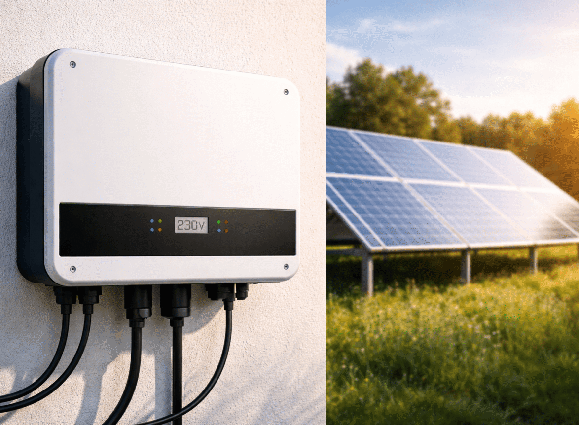 Installation onduleur solaire on-grid, off-grid & hybride au Maroc