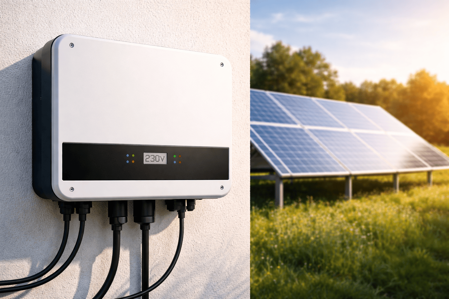 Installation onduleur solaire on-grid, off-grid & hybride au Maroc