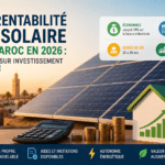 La Rentabilité du Solaire au Maroc en 2026 : Retour sur Investissement Calculé
